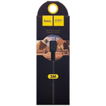 Кабель HOCO X20 USB-microUSB 2.4A 3м PVC Black