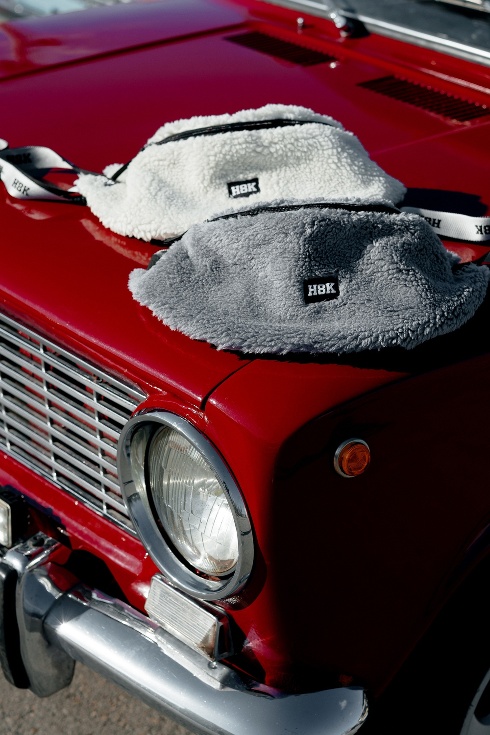 Поясная сумка HOOK "Шерпа" Серый