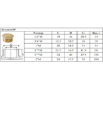Заглушка латун 2" Ш.  ViEiR  (60/5шт)