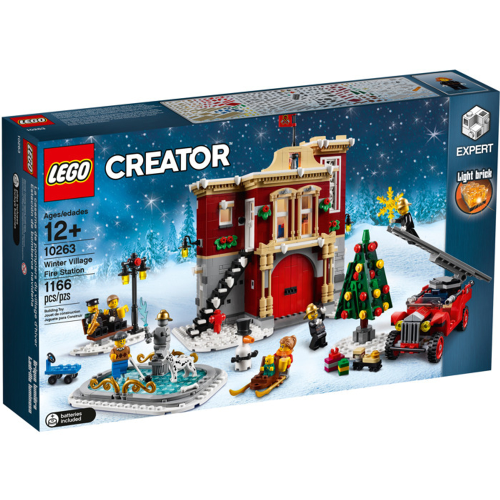 LEGO Creator: Пожарная часть в зимней деревне 10263 — Winter Village Fire Station — Лего Креатор Создатель