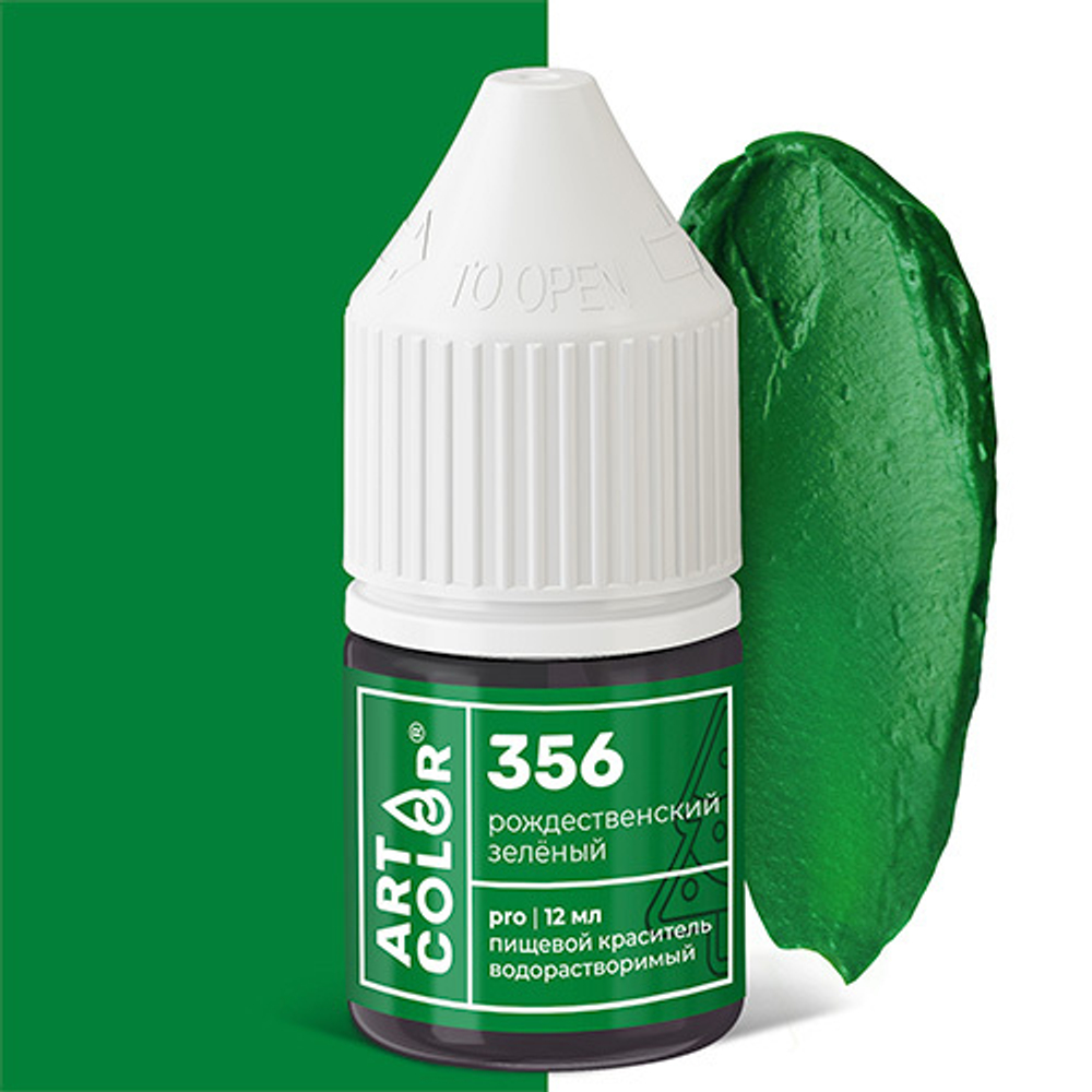 Краситель гелевый Рождественский зеленый (Art Color) 12 мл