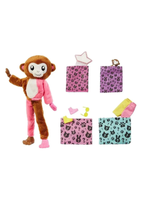 Barbie Cutie Reveal Обезьяна HKR01, кукла Барби в костюме зверька, набор с сюрпризами и аксессуарами, оригинал Mattel