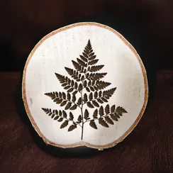 Подставка под горячее"Спил берёзовый малый" серия "Растения"