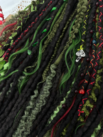 Многофактурный комплект войлочных дредов