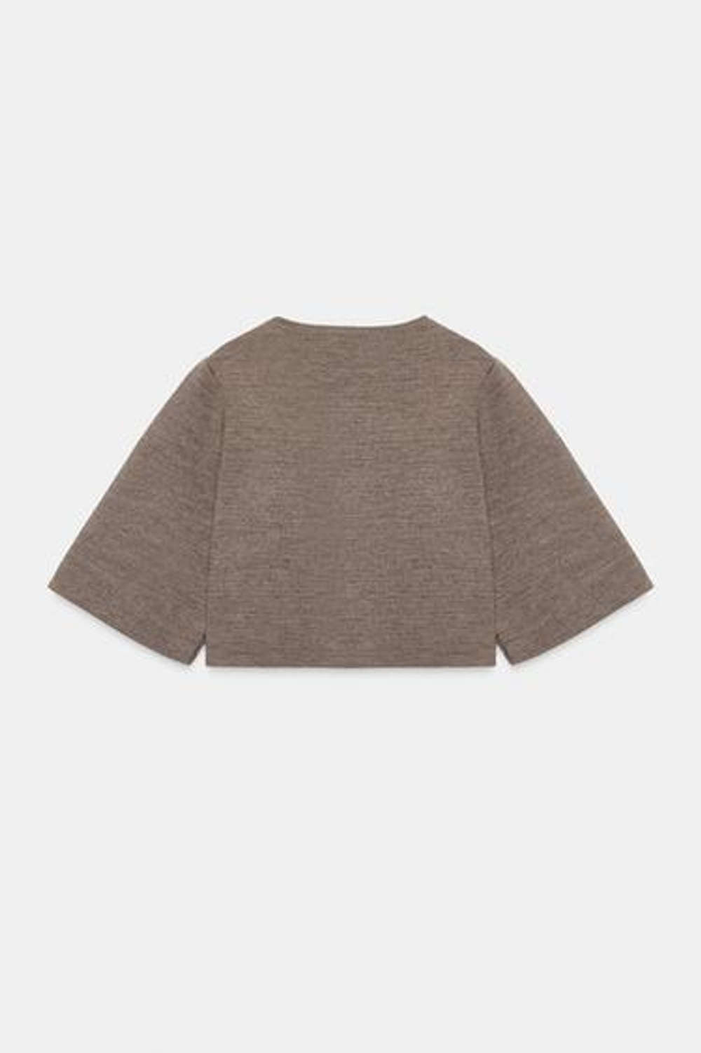 Короткая вязаная кофта - ZARA