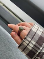 Кольцо Капля, стекло