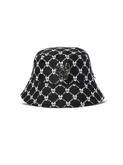 Панама с жакардовой монограммой