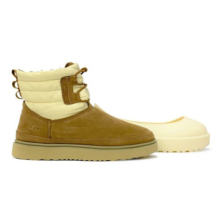 Угги UGG Classic Mini Lace-Up Weather Chestnut / Whitecap Grey