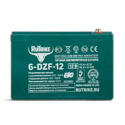 Аккумулятор RuTrike 6-DZF-12 (AGM)