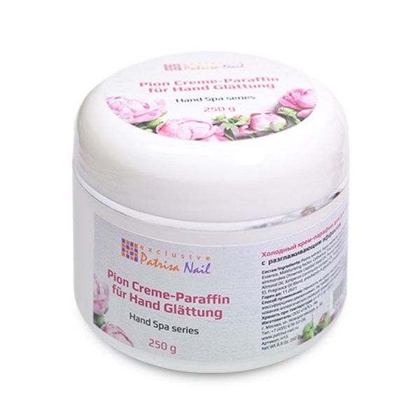 Patrisa Nail, Крем-парафин для рук Пион (холодный парафин) 250 гр