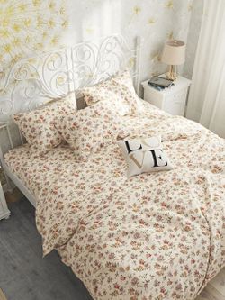 Пододеяльник Сказка "Виктория" евро на молнии 200х215 см, перкаль