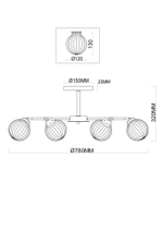 Люстра Freya FR5041PL-08BS