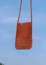 Вязаная сумочка FOS Оранжевая