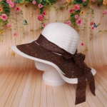 Шляпа женская с широкими полями «TiraMiSu- Адель», микс 5 цветов, р58, ширина полей 13 см