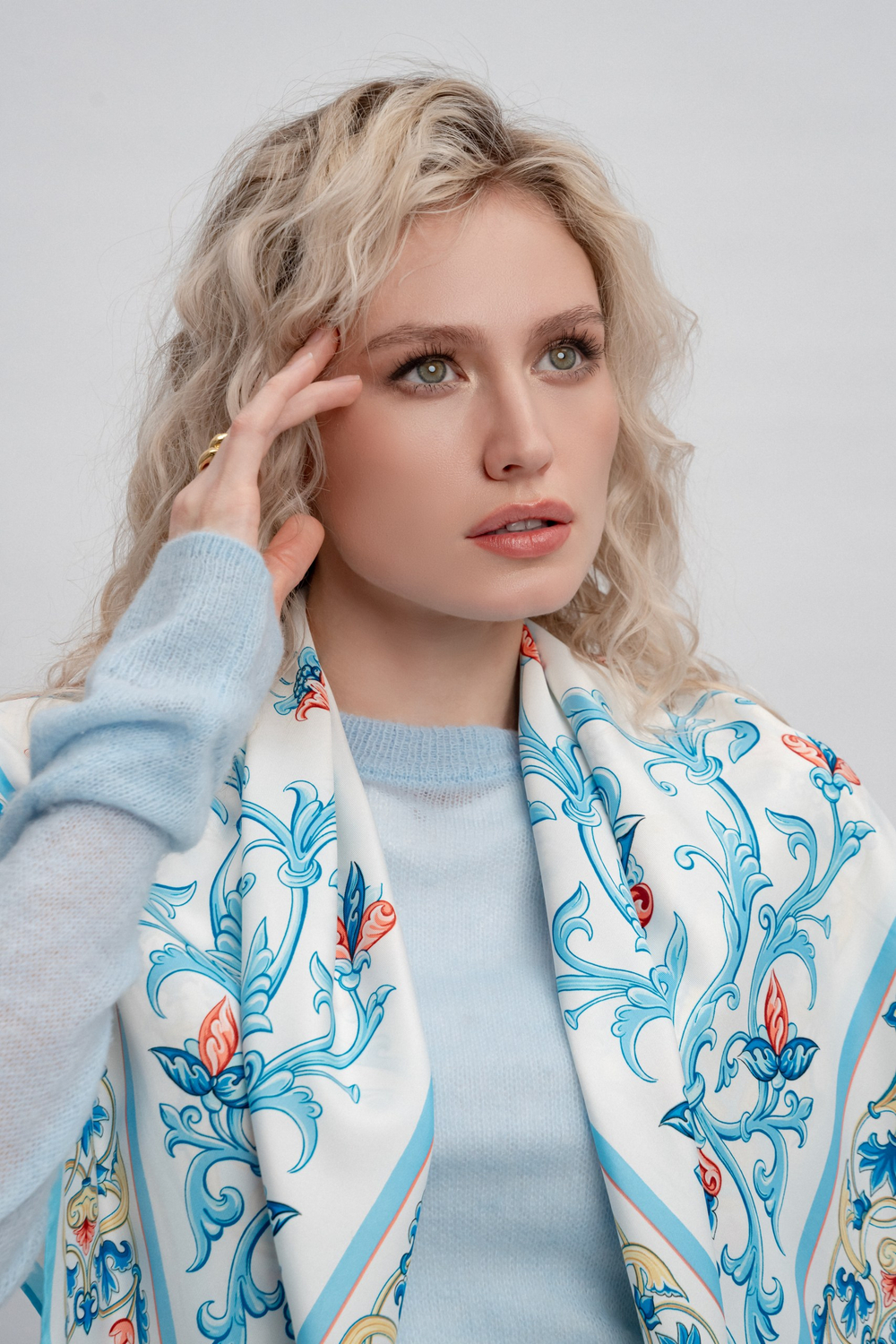 Платок «Зачатьевская монастырская роспись. Рождество»