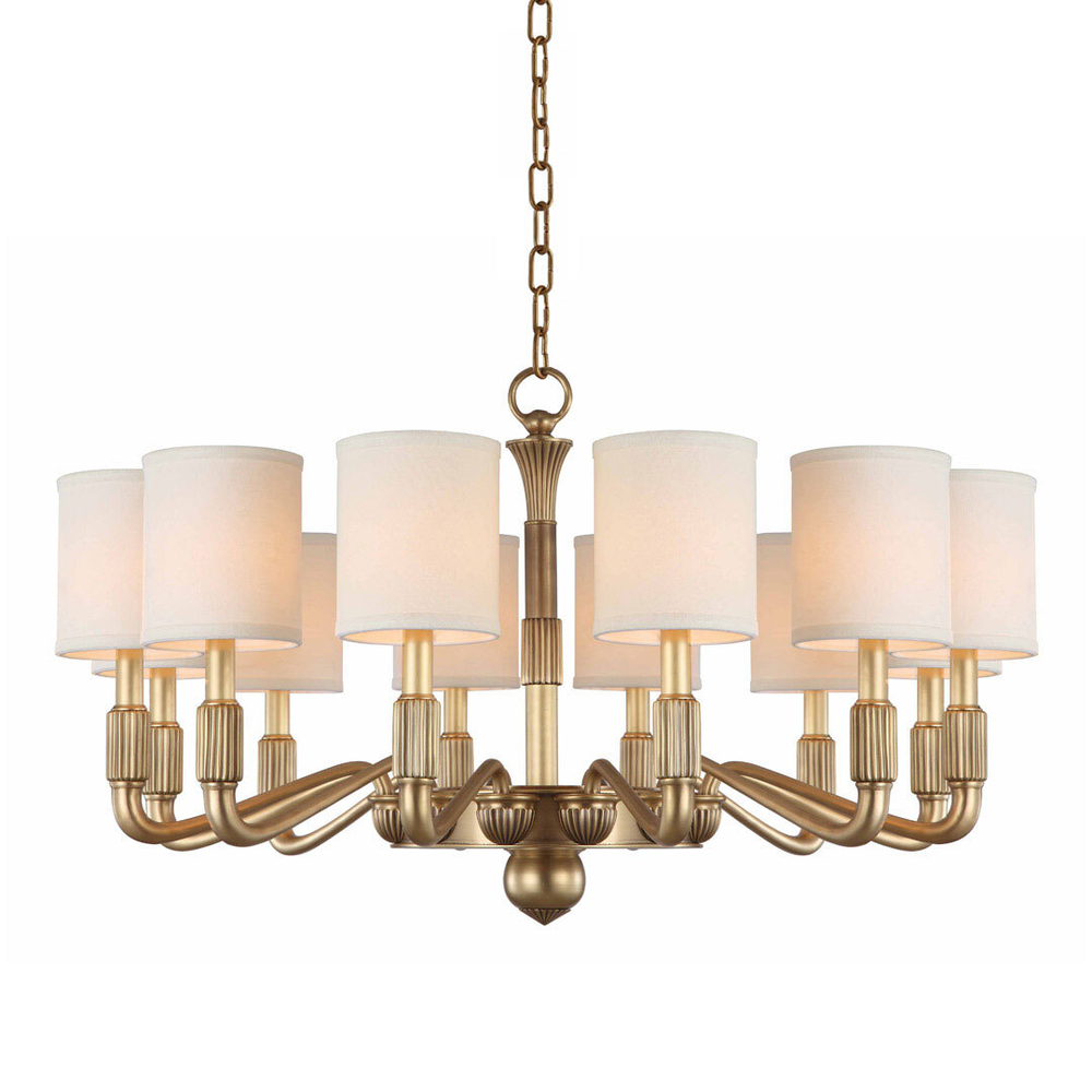 Люстра Cloyd DELAWARE C12 / Ø88 см - латунь (арт.10120)