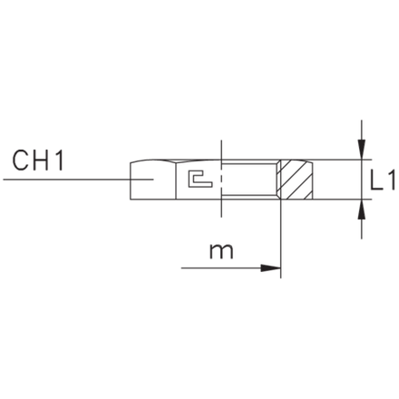 Гайка накидная NT 12S М20х1.5