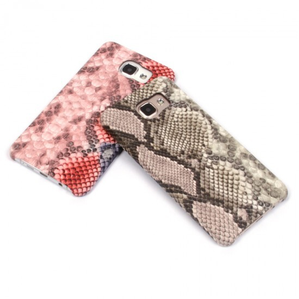 Панель Змея для Samsung Galaxy A7 (2016), 009201 Серый + белый