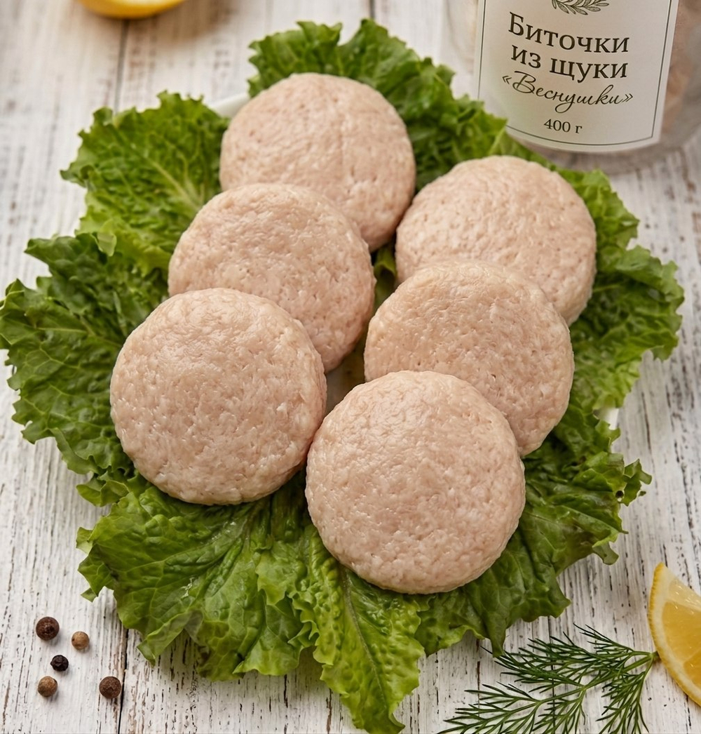 Биточки из щуки "Веснушки" 600 гр.