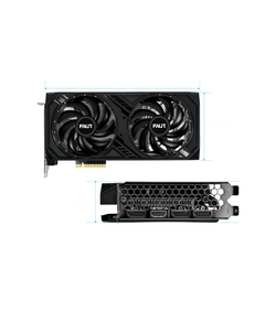 Видеокарта PALIT NE64060019P1-1070D RTX4060 DUAL 8GB GDDR6 128bit 3-DP HDMI