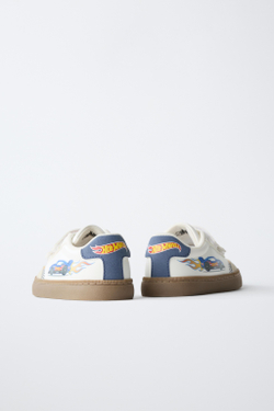 ZARA КРОССОВКИ HOT WHEELS©, БЕЛЫЙ