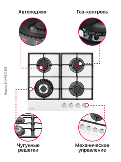 Газовая панель Hansa BHKW611502