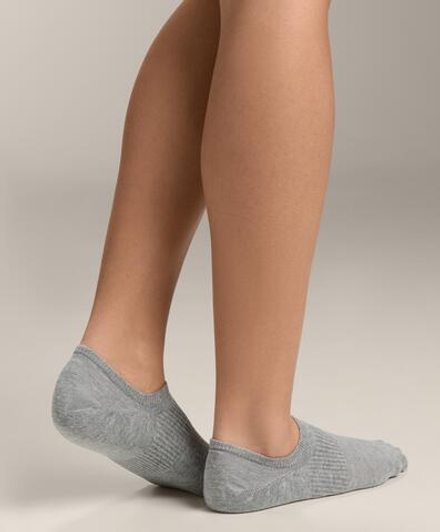 OYSHO Три пары высоких спортивных носков, светло-серый