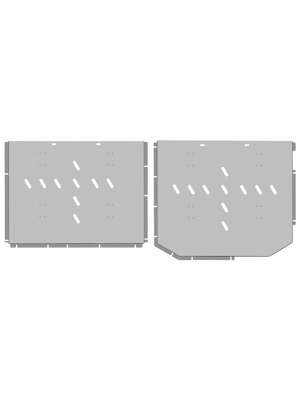 Защита батареи с креп. для LiXiang L7 L9 (2024-н.в.)(алюминий 3 мм) 1,5 гибрид, AT, 4WD  NLZ.28.01.430A