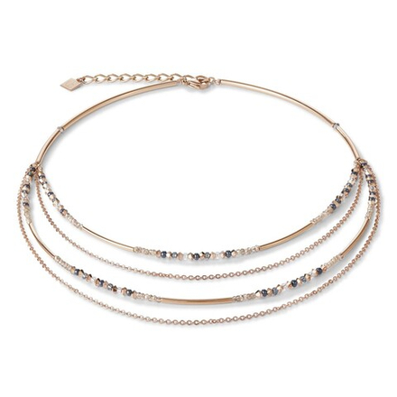 Колье Coeur de Lion Rose Gold-Grey 5040/10-1200