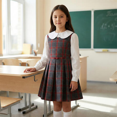 Новинка: Школьный сарафан А-1111