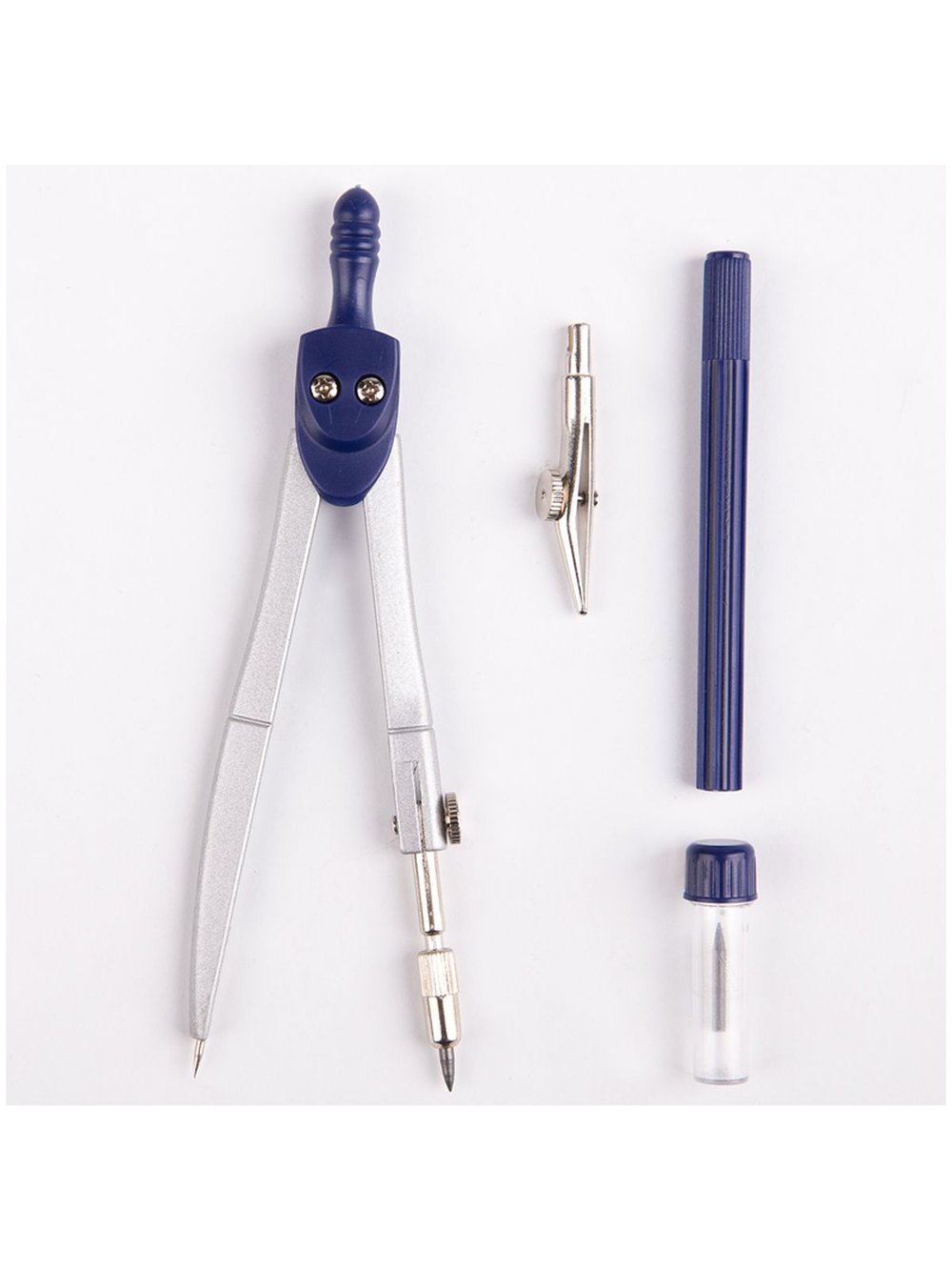 Готовальня 4 предмета, циркуль 115мм, (260695)