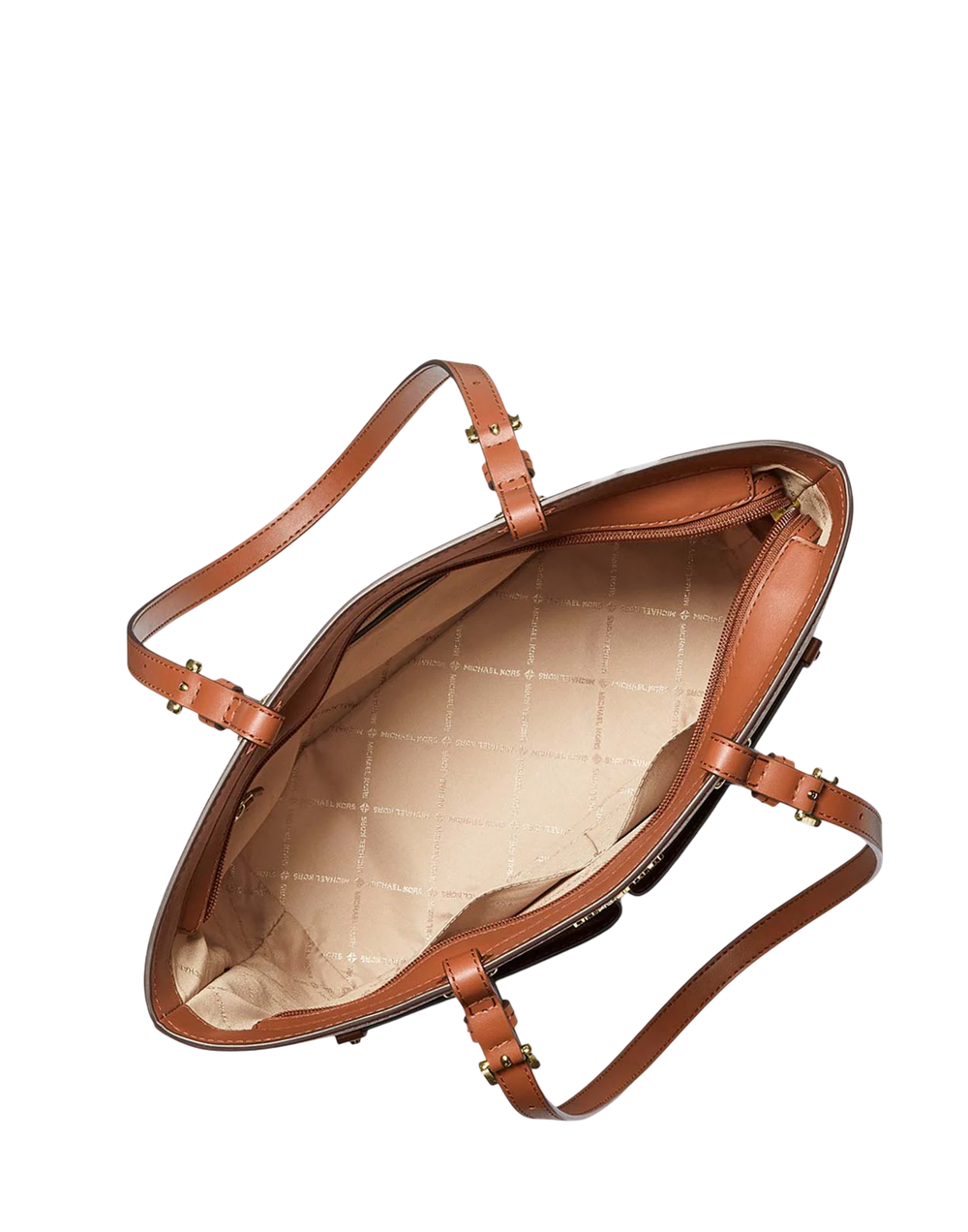 Шоппер Michael Kors Medium Logo Pocket | Бежевый с песочным