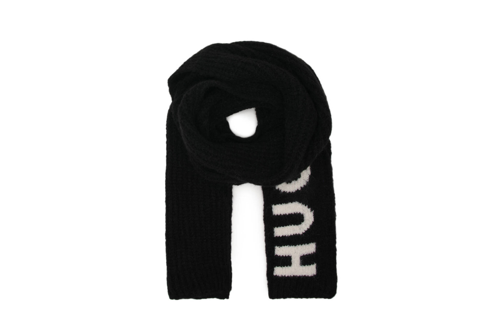 Хлопчатобумажная шаль slogues HUGO - черный(50500991)