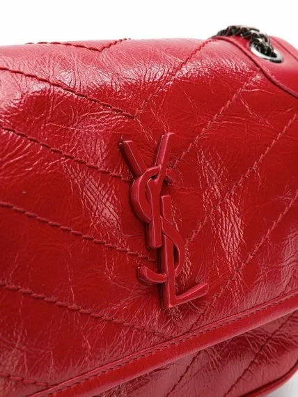 Сумка Saint Laurent Niki Medium красный