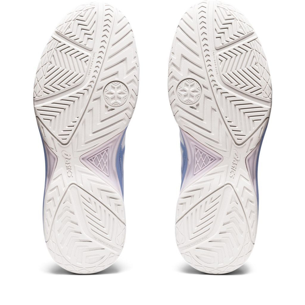 Женские Кроссовки теннисные Asics Gel-Dedicate 7 - white/periwinkle blue