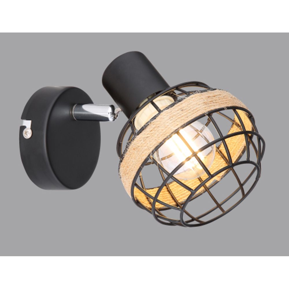 Светильник настенно-потолочный спот Rivoli Fedora 7033-701 1 х E14 40 Вт поворотный | Споты-Подсветки