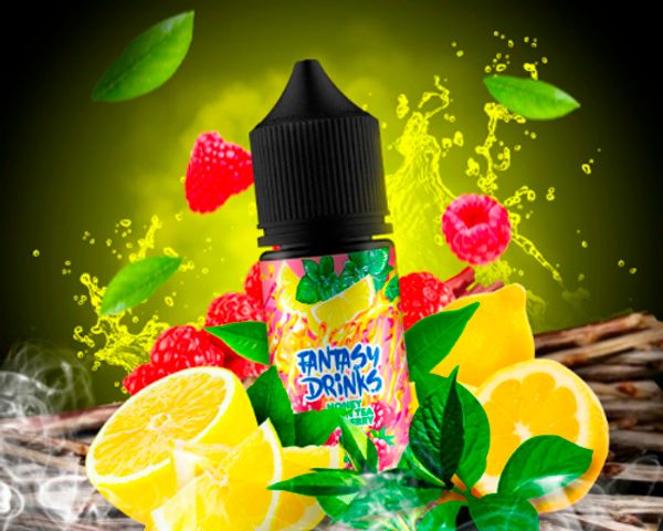 Купить Fantasy Drinks Salt - Honey, lemon tea, raspberry 30 мл