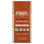 The Feel Bar, растительные протеиновые батончики, ассорти вкусов, шоколад, 9 батончиков по 57 г (2 унции)