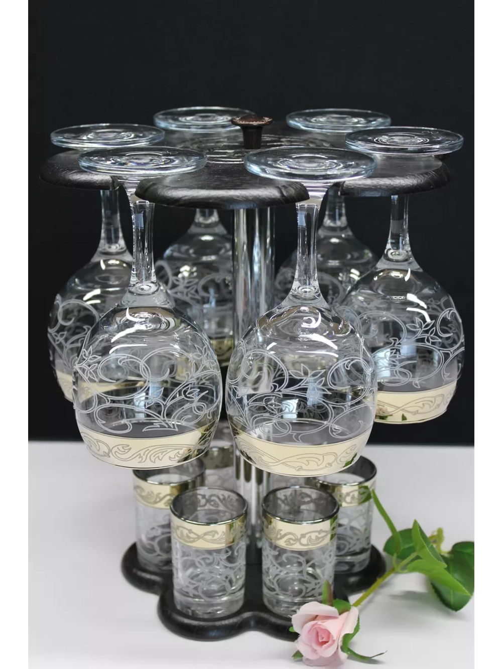 Подарочный набор бар фужер и стопки