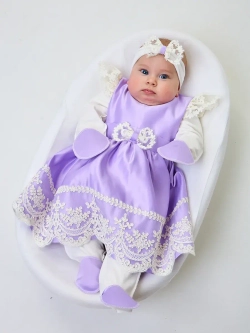 Конверт на выписку с платьем летний