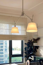 Ceiling design lamp Tolomeo by Artemide (2 lampshade )
