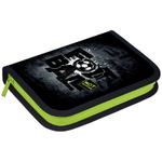 Пенал 1 отделение 200х140х40 Berlingo Football, откидная планка, ткань