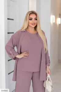 Костюм тройка II-8350 Фабрика Моды