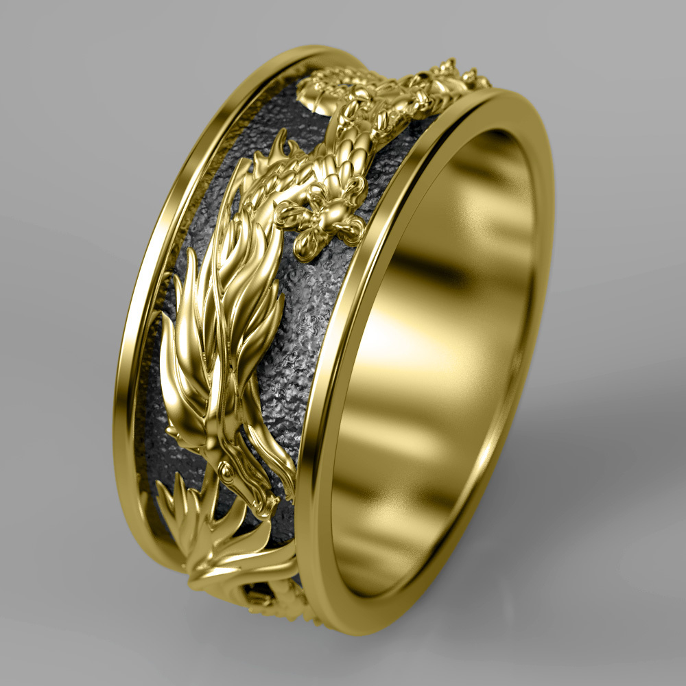 кольцо с драконами