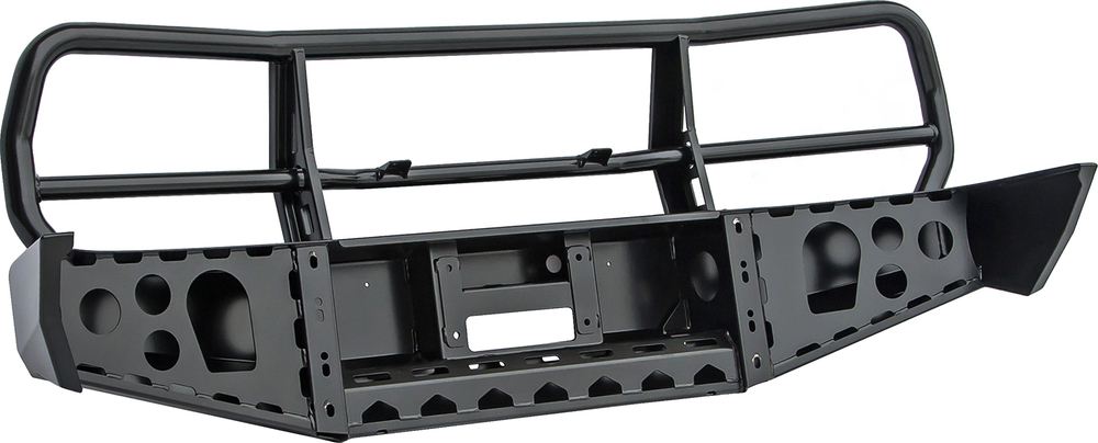 Бампер силовой передний Toyota Land Cruiser 80 с защитной дугой, без доп. фар РИФ