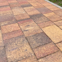 Тротуарная плитка СТАРЫЙ ГОРОД - Листопад гранит Осень, комплект из 3 видов плит