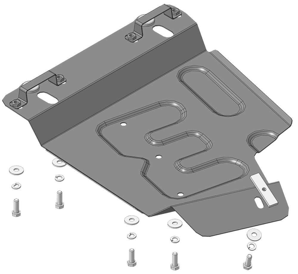 Защита стальная разд. коробки для Suzuki Jimny Motodor.72405