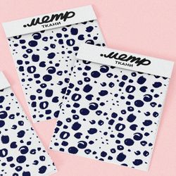 Ткань бифлекс синие пузырьки