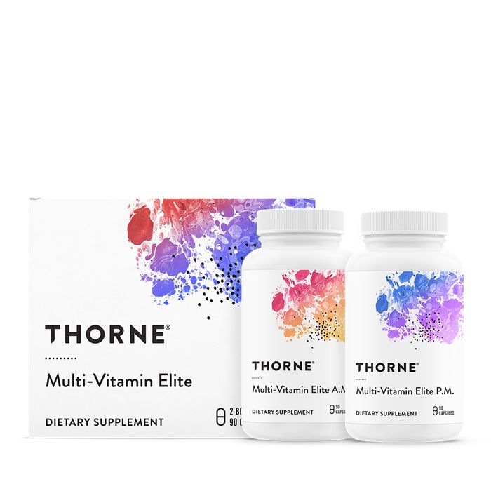 Комплекс витаминов и минералов, Multi-Vitamin Elite, Thorne Research, 180 капсул (2 упаковки по 90 капсул)