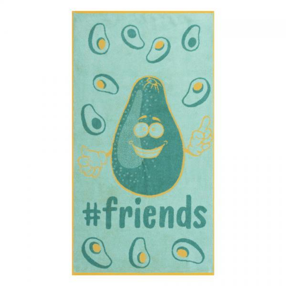 Полотенце махровое #friends